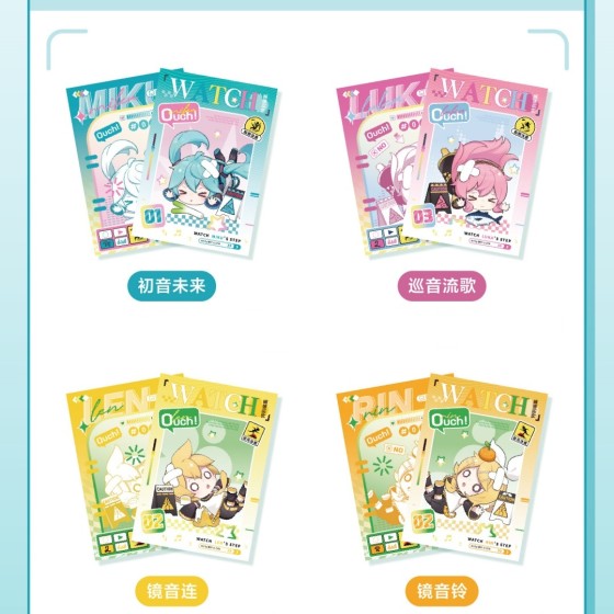 Vocaloid Series Hatsune Miku Megurine Luka Kagamine Len Rin Kaito Meiko Officially Blind Box Polaroid Card